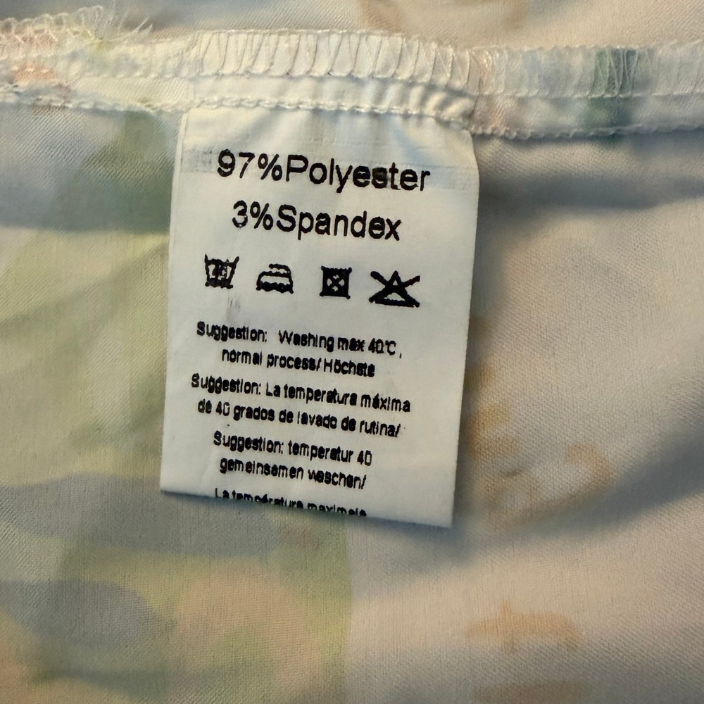 SHESHOW Italy Vacation Pajama Set Satin Short Sleeve L NWT Whimsical Novelty - Picture 7 of 8